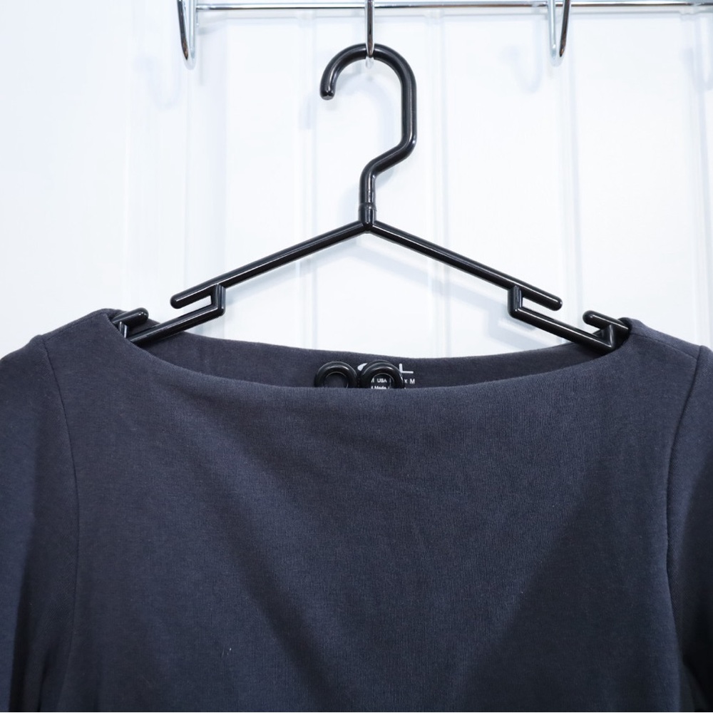 OGL Move Modern Side Ruched Boatneck Bra Top Grey Size Medium - Picture 4 of 10